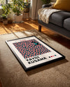 Teal Pink Poster Tablosu