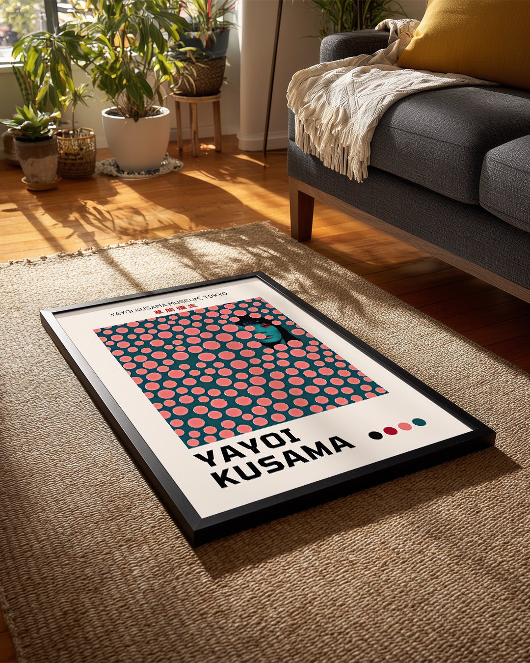 Teal Pink Poster Tablosu
