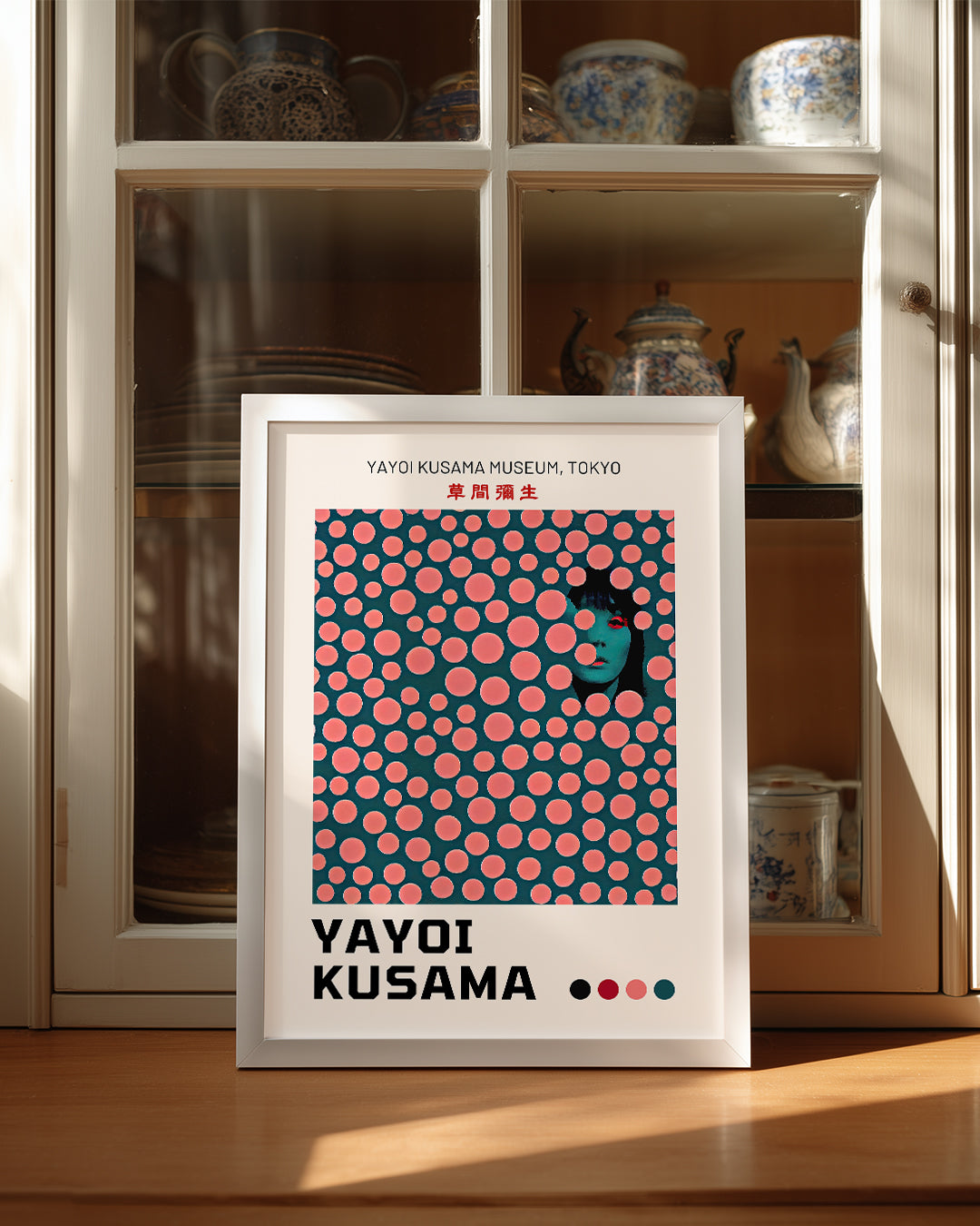 Teal Pink Poster Tablosu