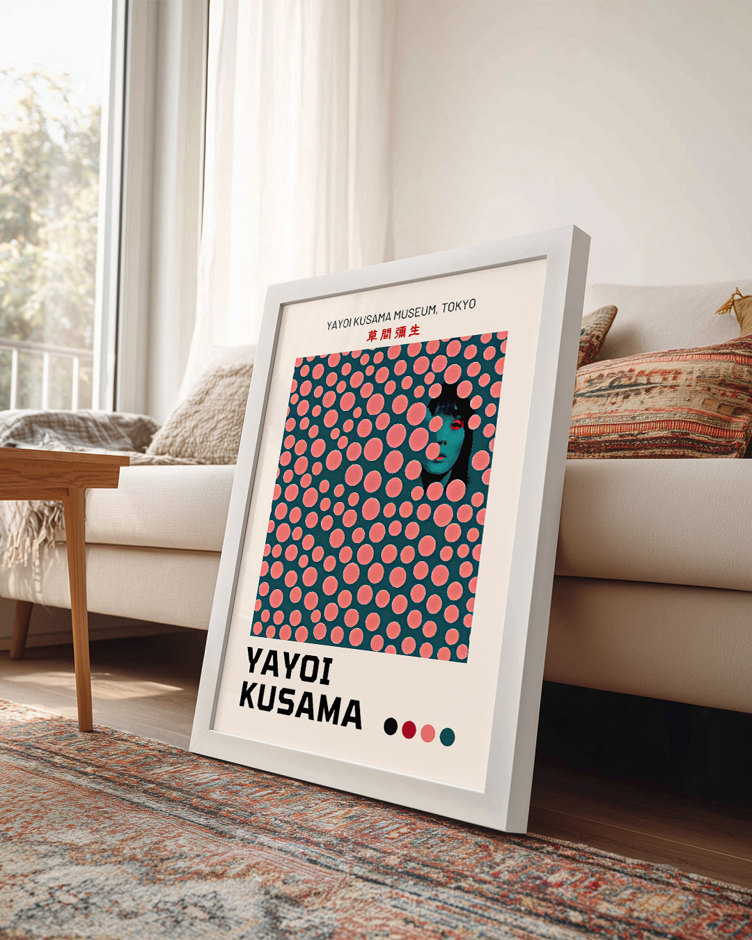Teal Pink Poster Tablosu