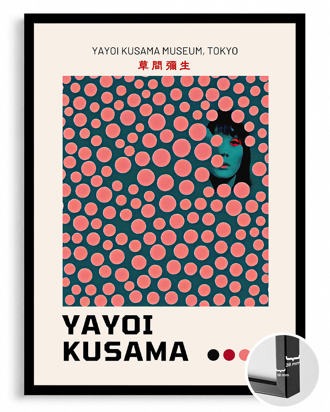 Teal Pink Poster Tablosu