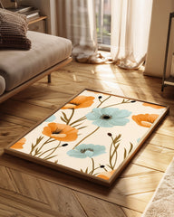 Teal Poppy Poster Tablosu