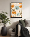 Teal Poppy Poster Tablosu