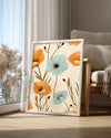 Teal Poppy Poster Tablosu
