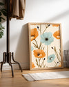 Teal Poppy Poster Tablosu