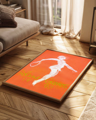 Tennis Glow Poster Tablosu
