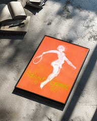 Tennis Glow Poster Tablosu