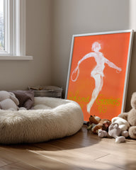 Tennis Glow Poster Tablosu