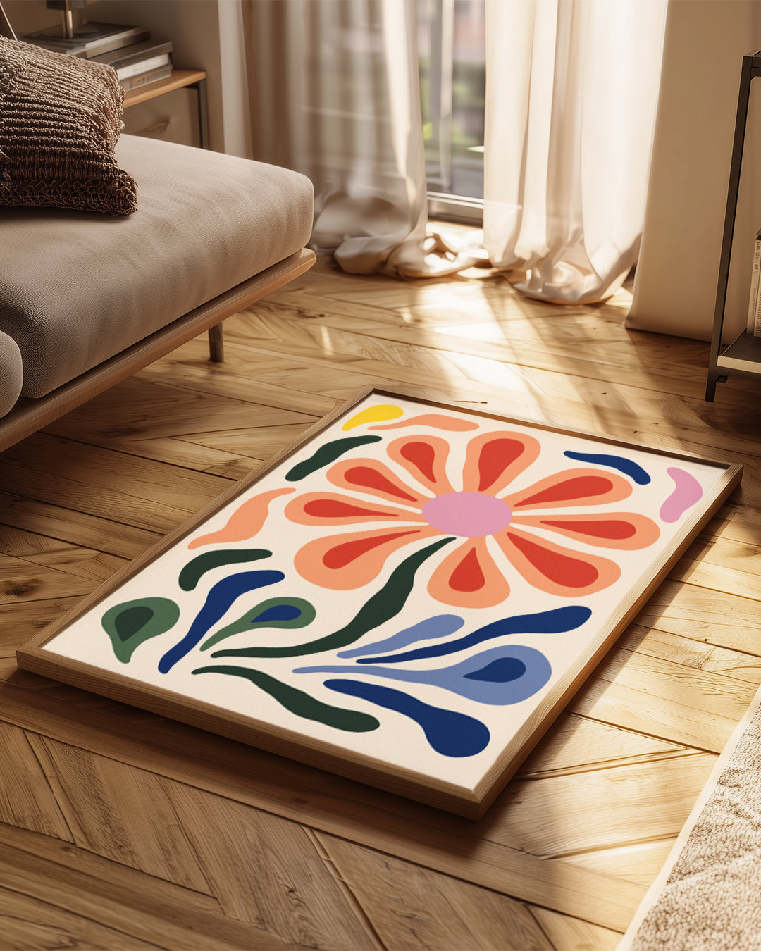 Terracotta Pop Poster Tablosu