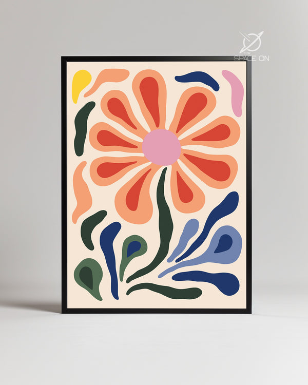 Terracotta Pop Poster Tablosu