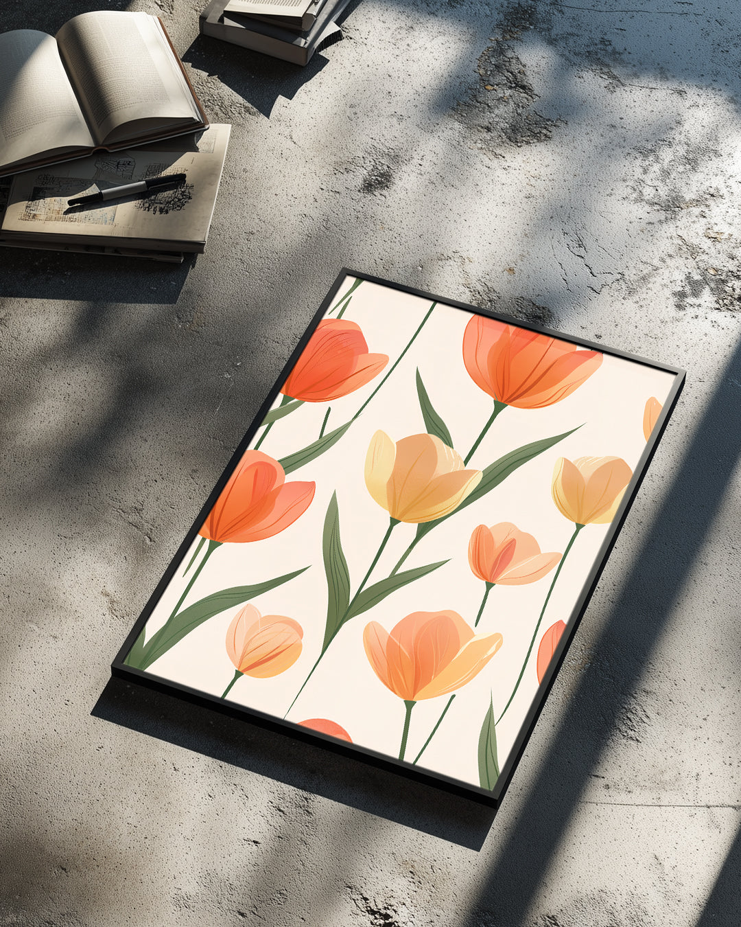 Terre Tulipe Poster Tablosu