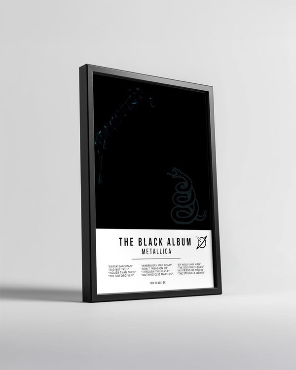 The Black Album - Metallica Poster Tablosu