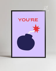 The Bomb Poster Tablosu