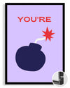 The Bomb Poster Tablosu