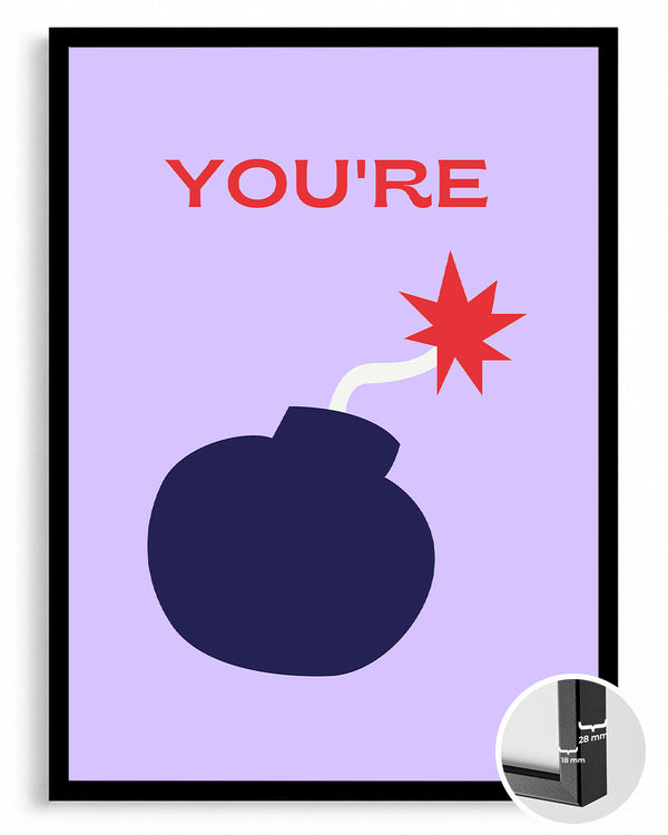The Bomb Poster Tablosu