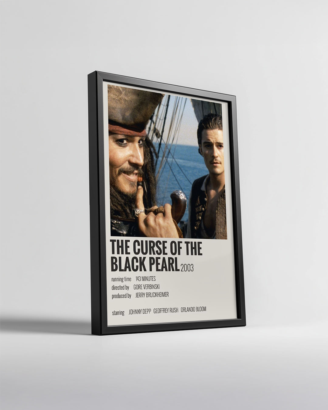 The Curse Of The Black Pearl Poster Tablosu