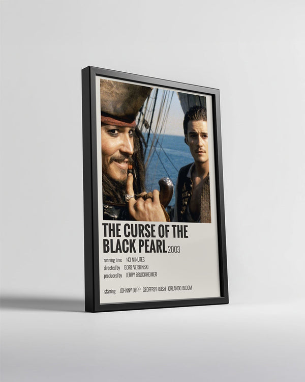 The Curse Of The Black Pearl Poster Tablosu