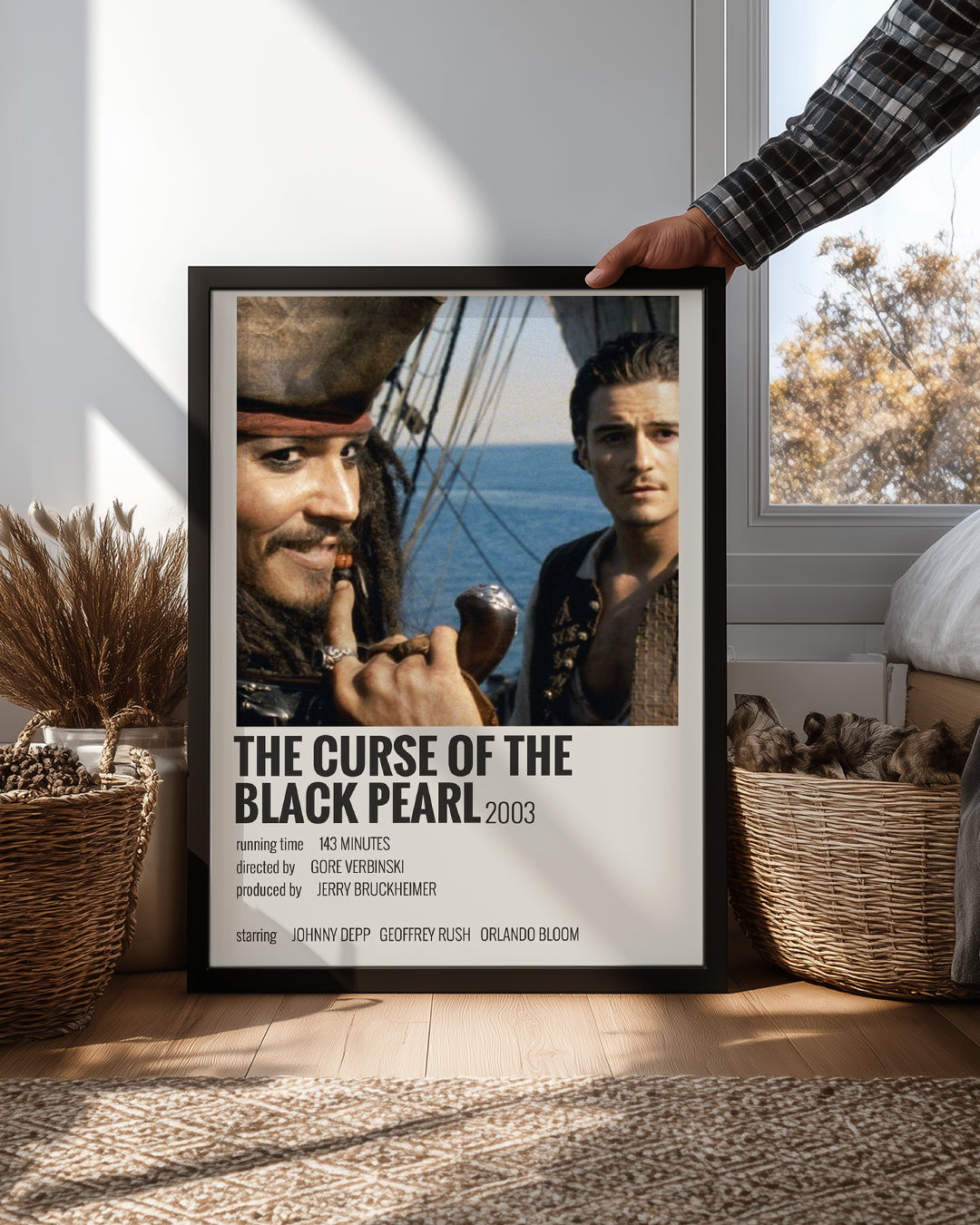 The Curse Of The Black Pearl Poster Tablosu