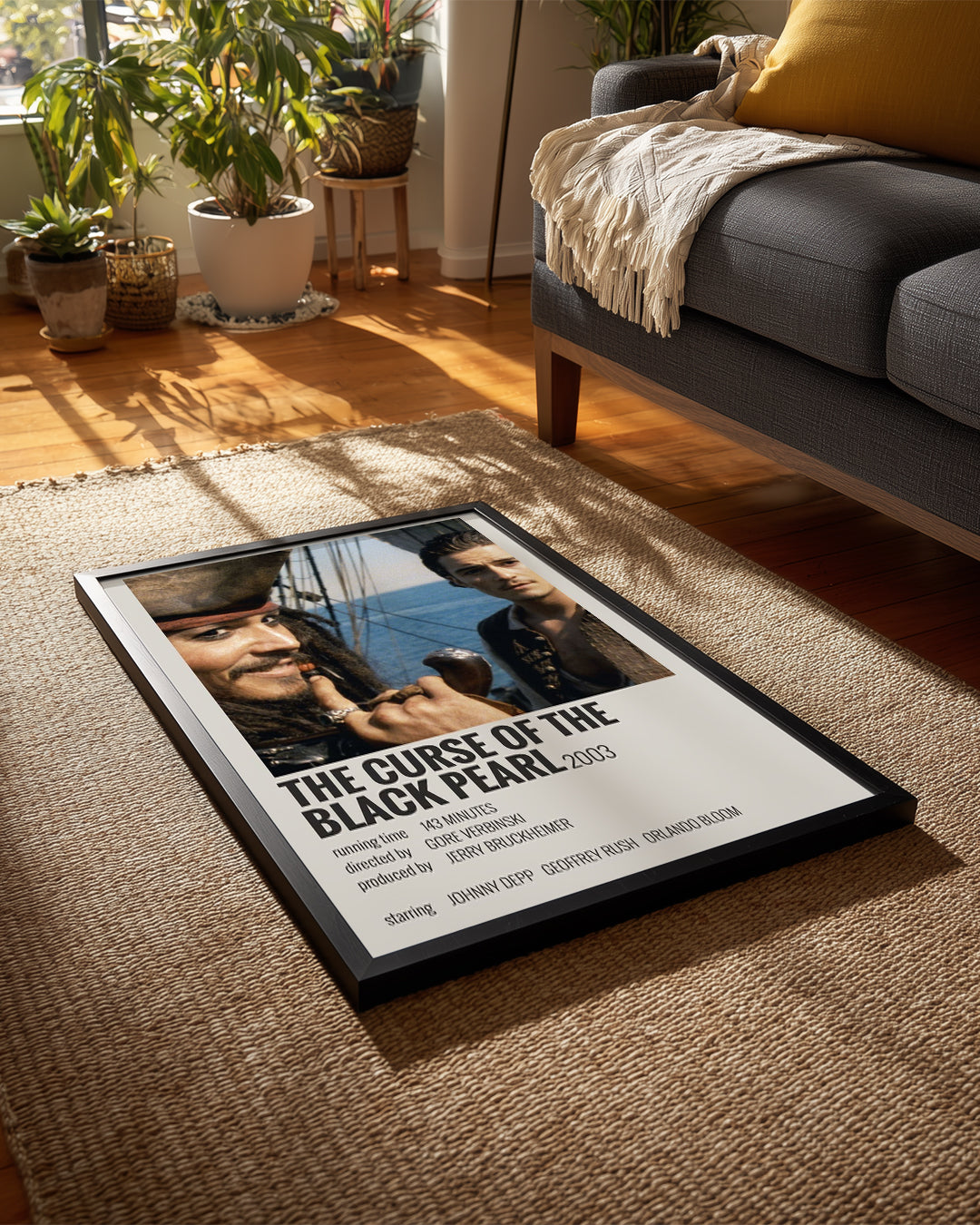 The Curse Of The Black Pearl Poster Tablosu