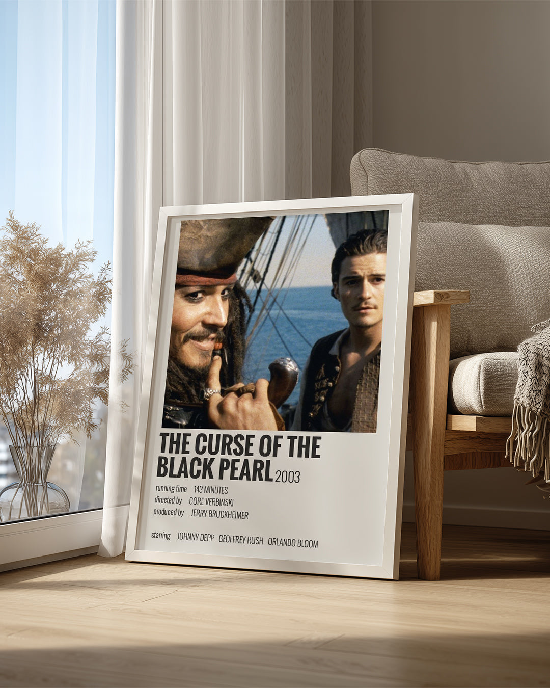 The Curse Of The Black Pearl Poster Tablosu