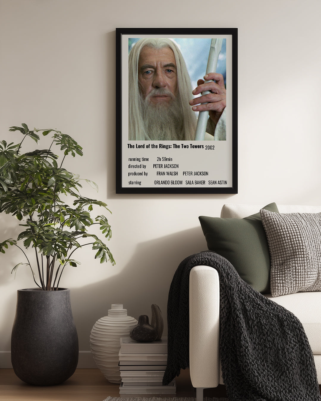 The Lord of the Rings The Two Towers Poster Tablosu