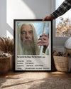 The Lord of the Rings The Two Towers Poster Tablosu