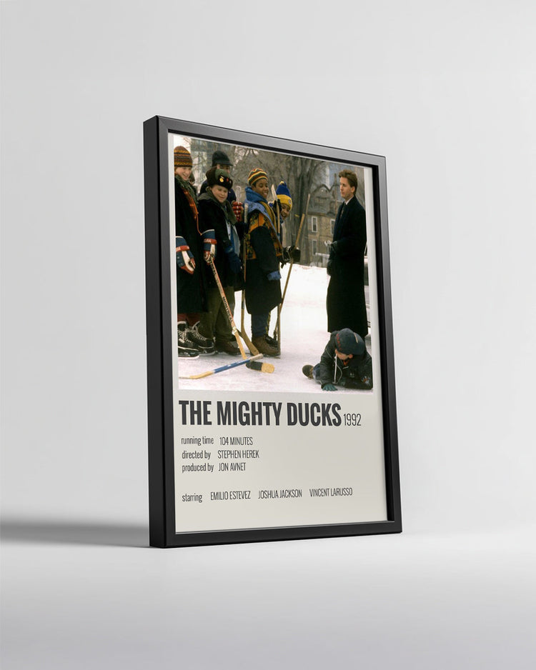 The Mighty Ducks Poster Tablosu