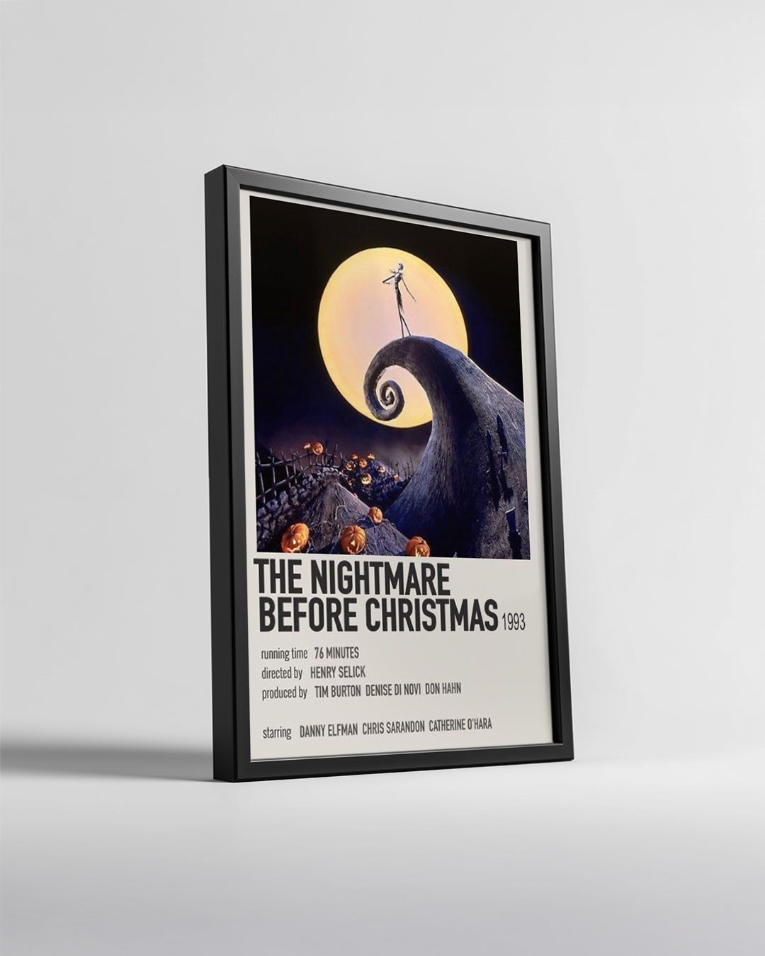 The Nightmare Before Christmas Poster Tablosu