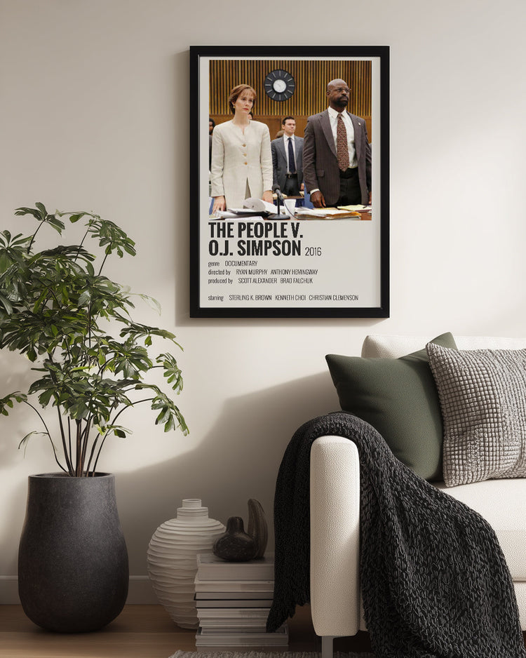 The People V OJ Simpson Poster Tablosu