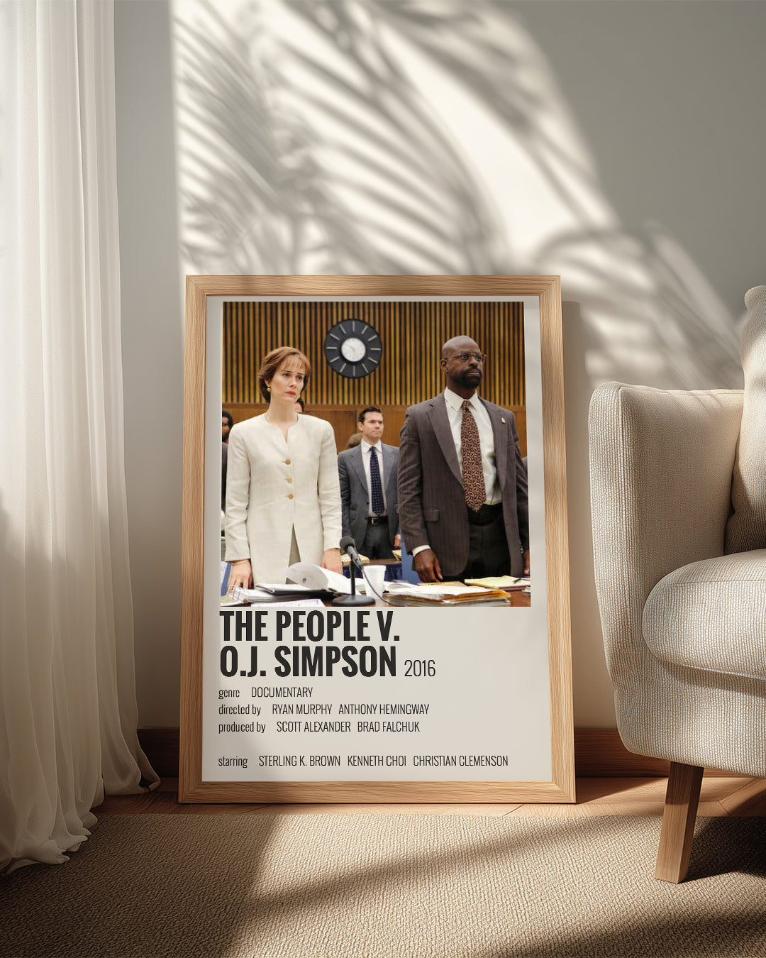 The People V OJ Simpson Poster Tablosu