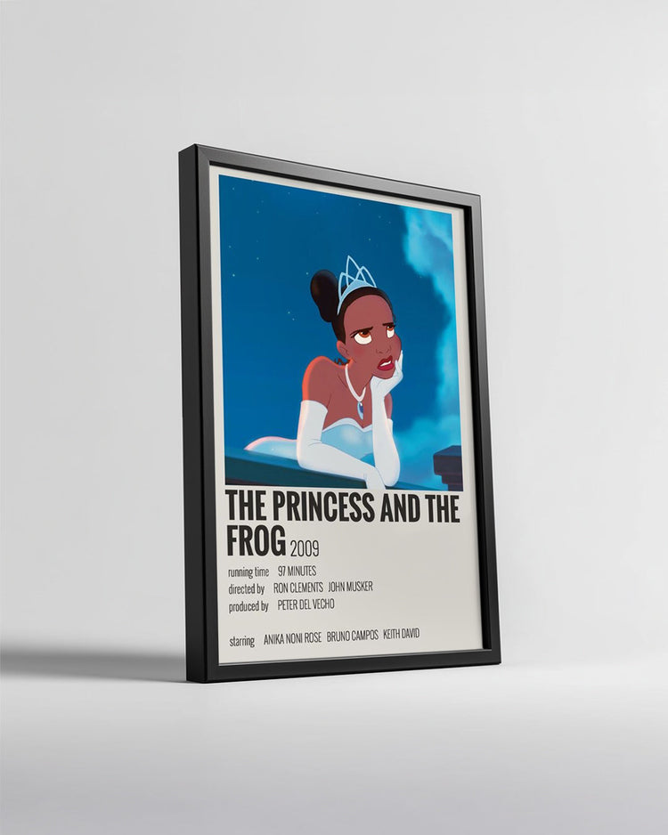 The Princess And The Frog Poster Tablosu