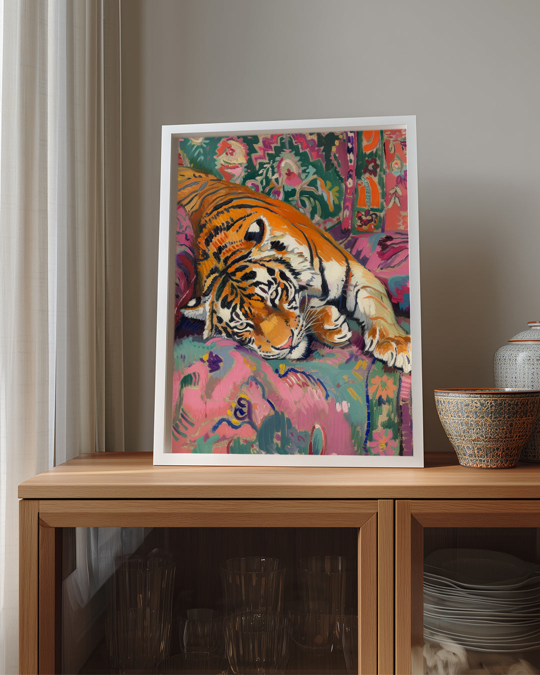 Tiger Lounge Poster Tablosu