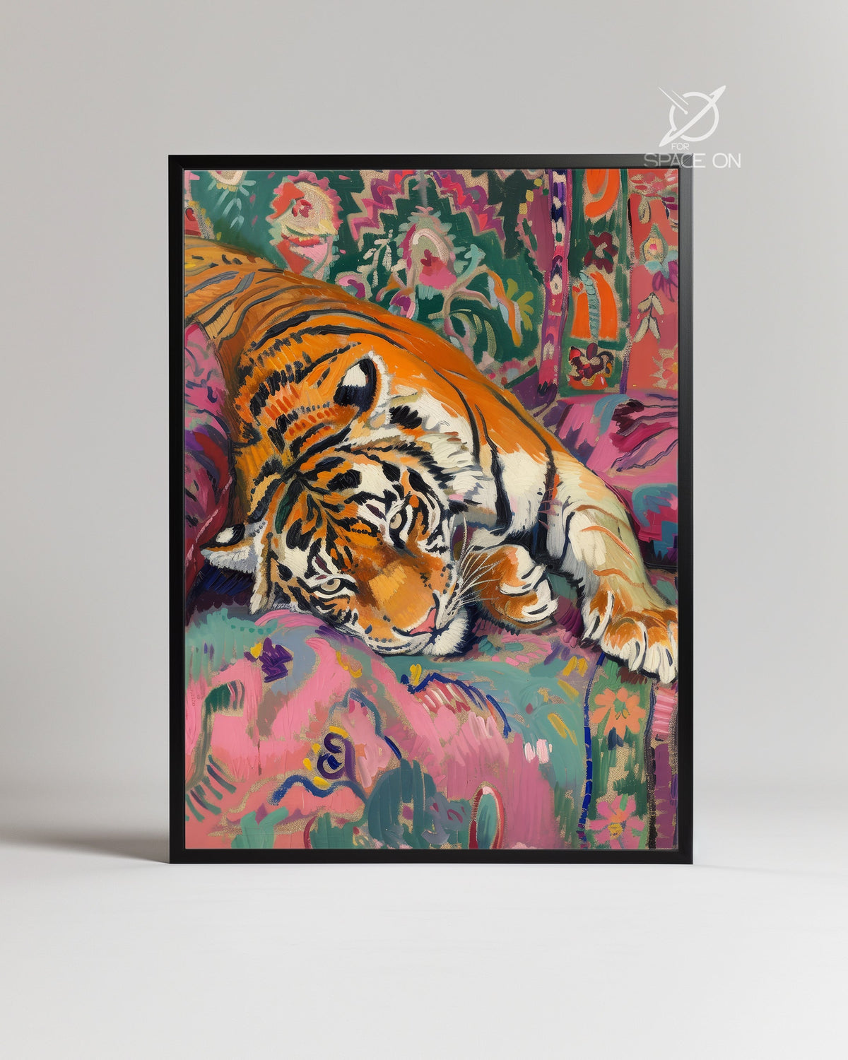 Tiger Lounge Poster Tablosu