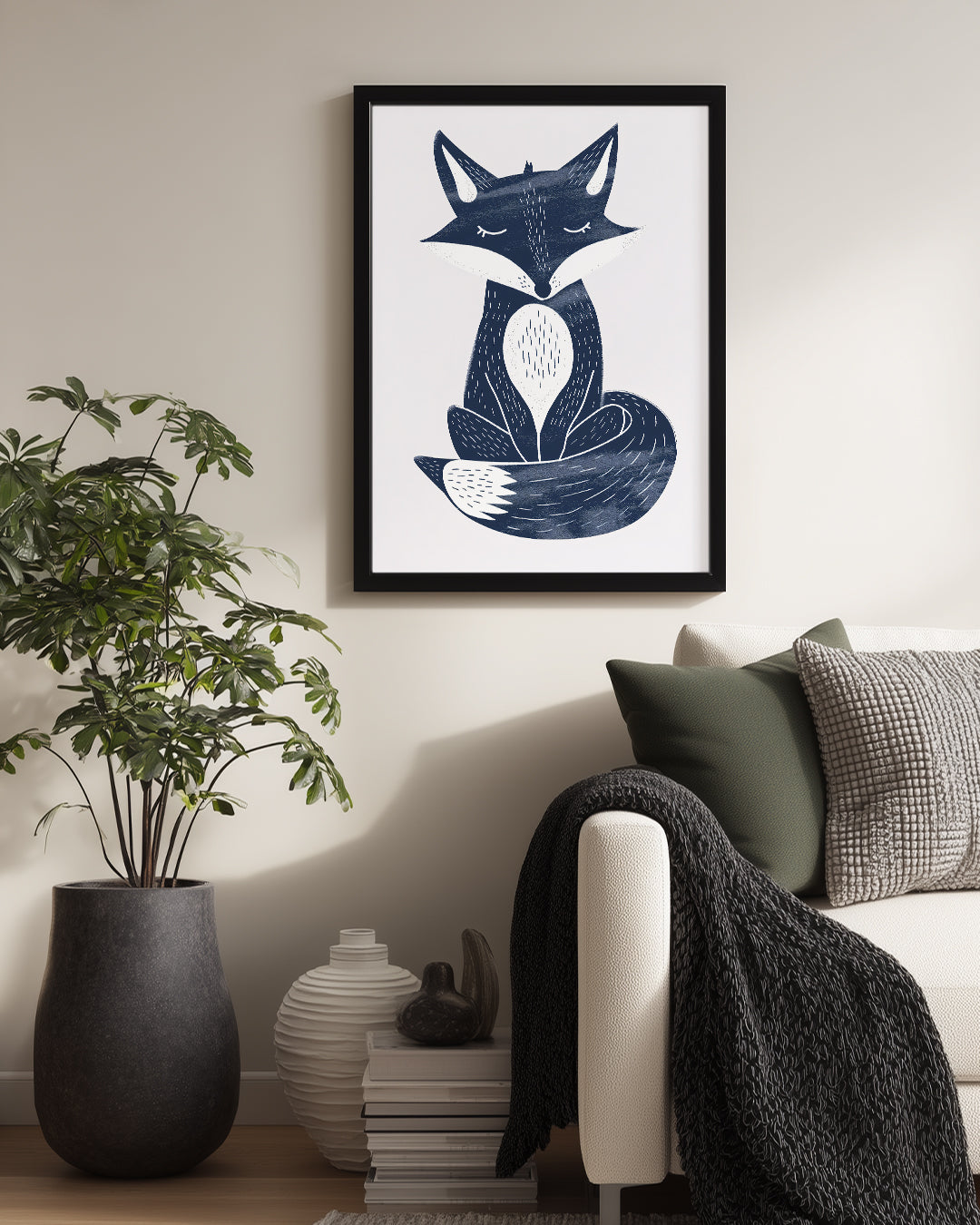 Tilki - Şirin Otoportre Poster Tablosu