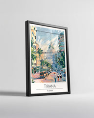 Tiran Arnavutluk Poster Tablosu