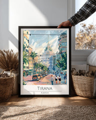 Tiran Arnavutluk Poster Tablosu