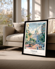 Tiran Arnavutluk Poster Tablosu