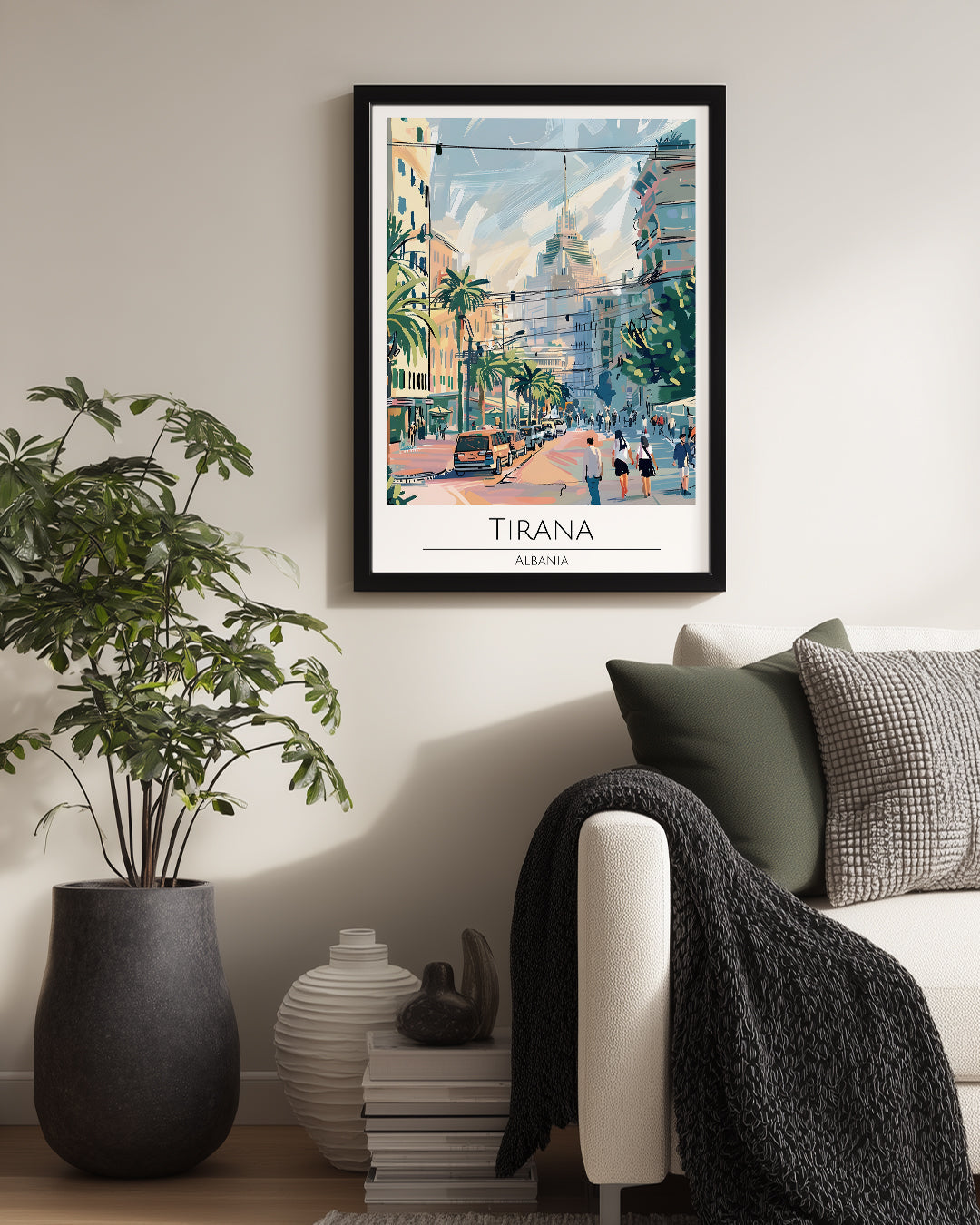 Tiran Arnavutluk Poster Tablosu