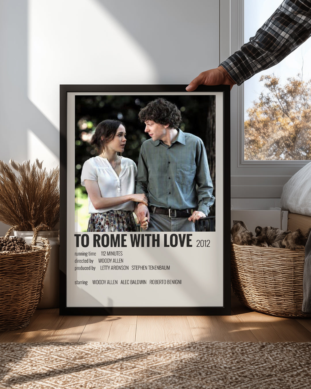To Rome With Love Poster Tablosu