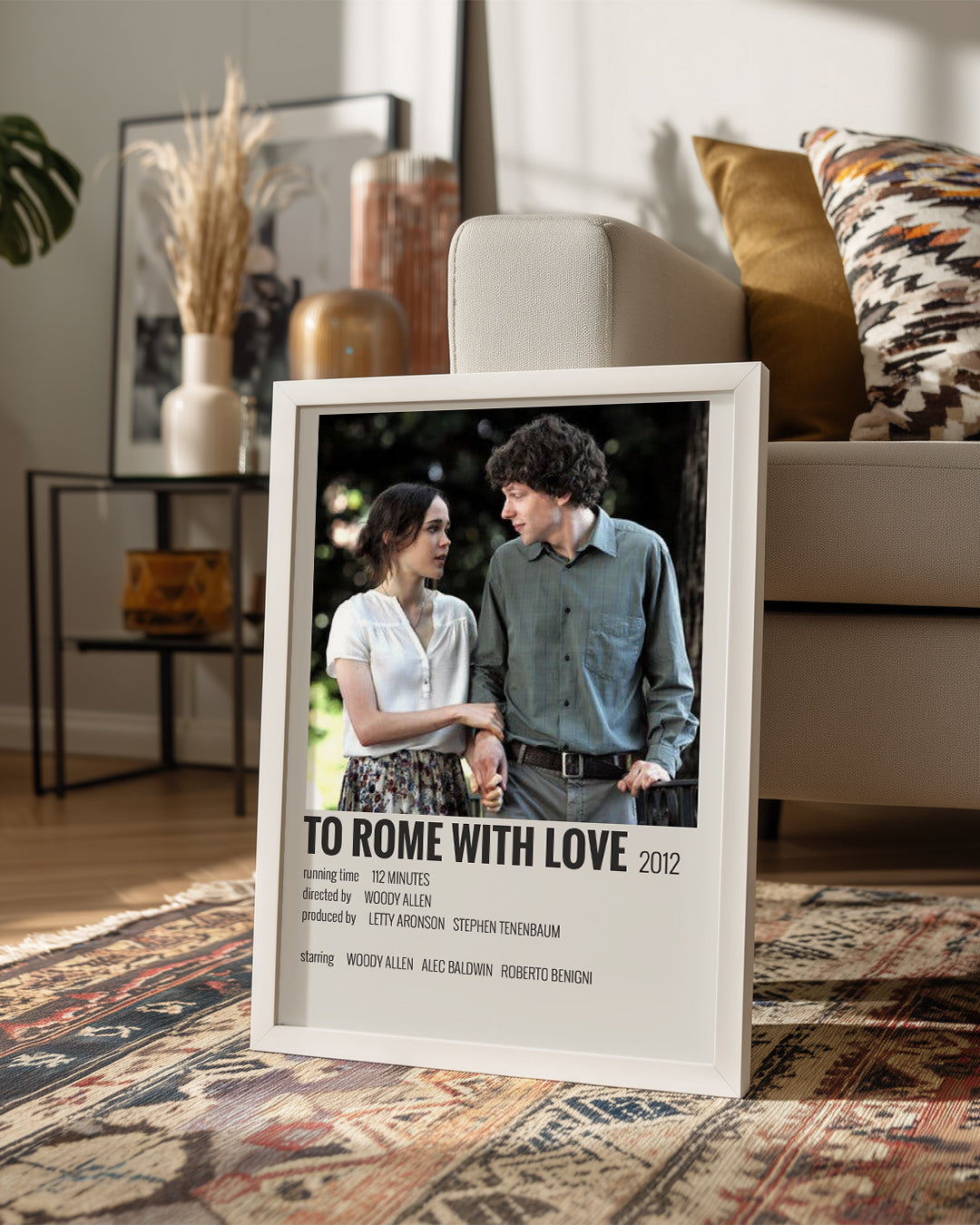 To Rome With Love Poster Tablosu