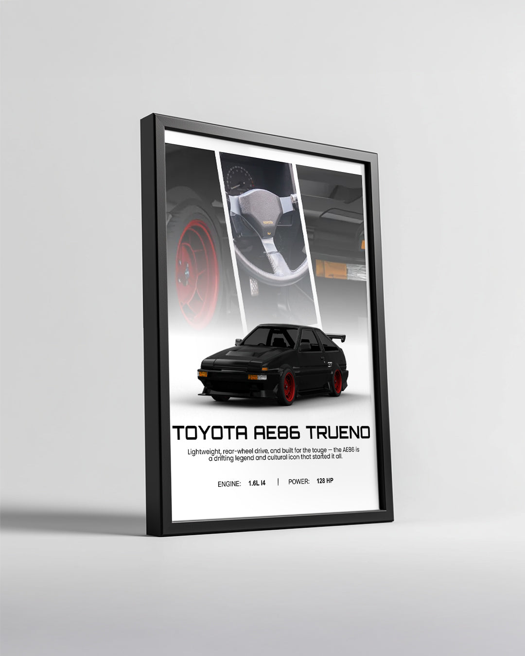 Toyota AE86 Poster Tablosu