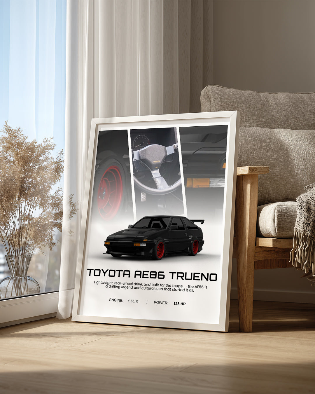 Toyota AE86 Poster Tablosu