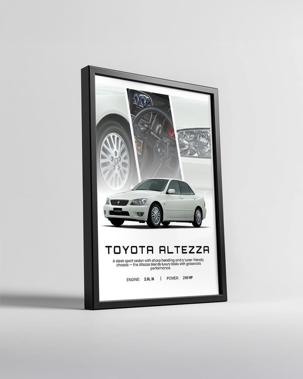 Toyota Altezza Poster Tablosu