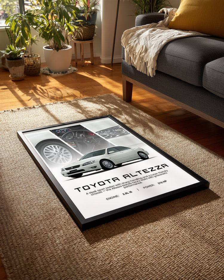 Toyota Altezza Poster Tablosu