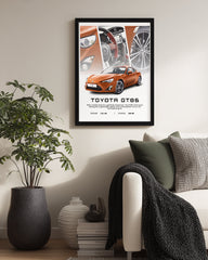 Toyota GT86 Poster Tablosu