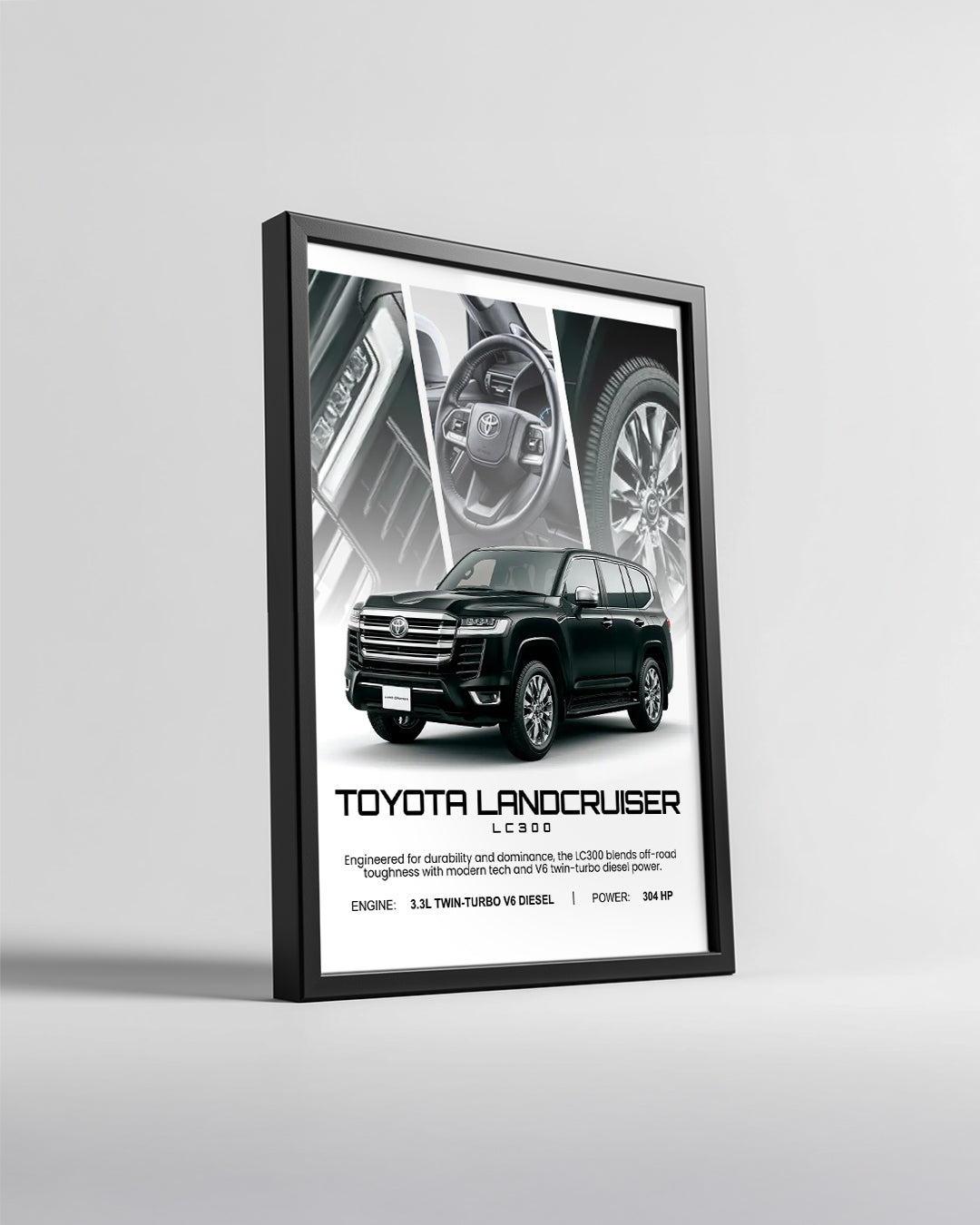 Toyota Land Cruiser Poster Tablosu