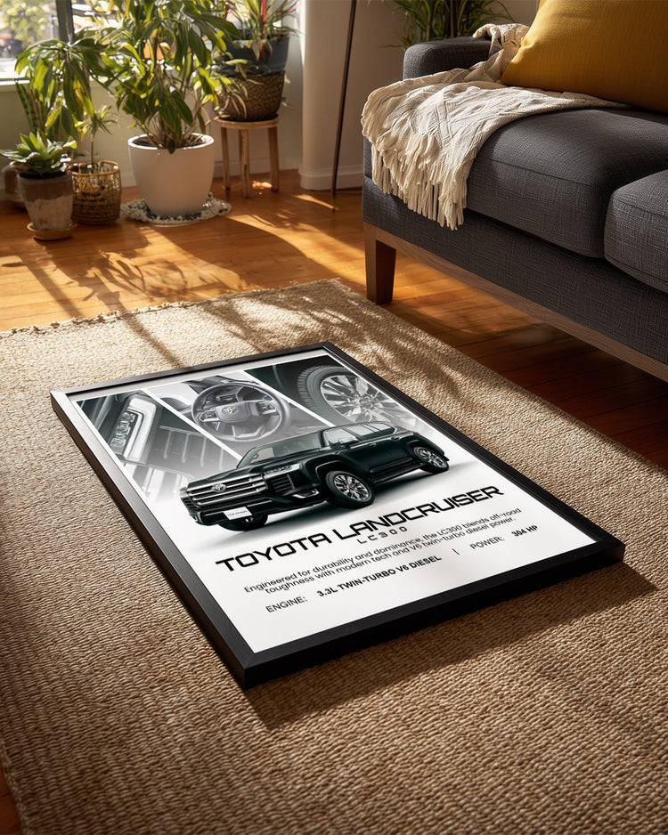 Toyota Land Cruiser Poster Tablosu