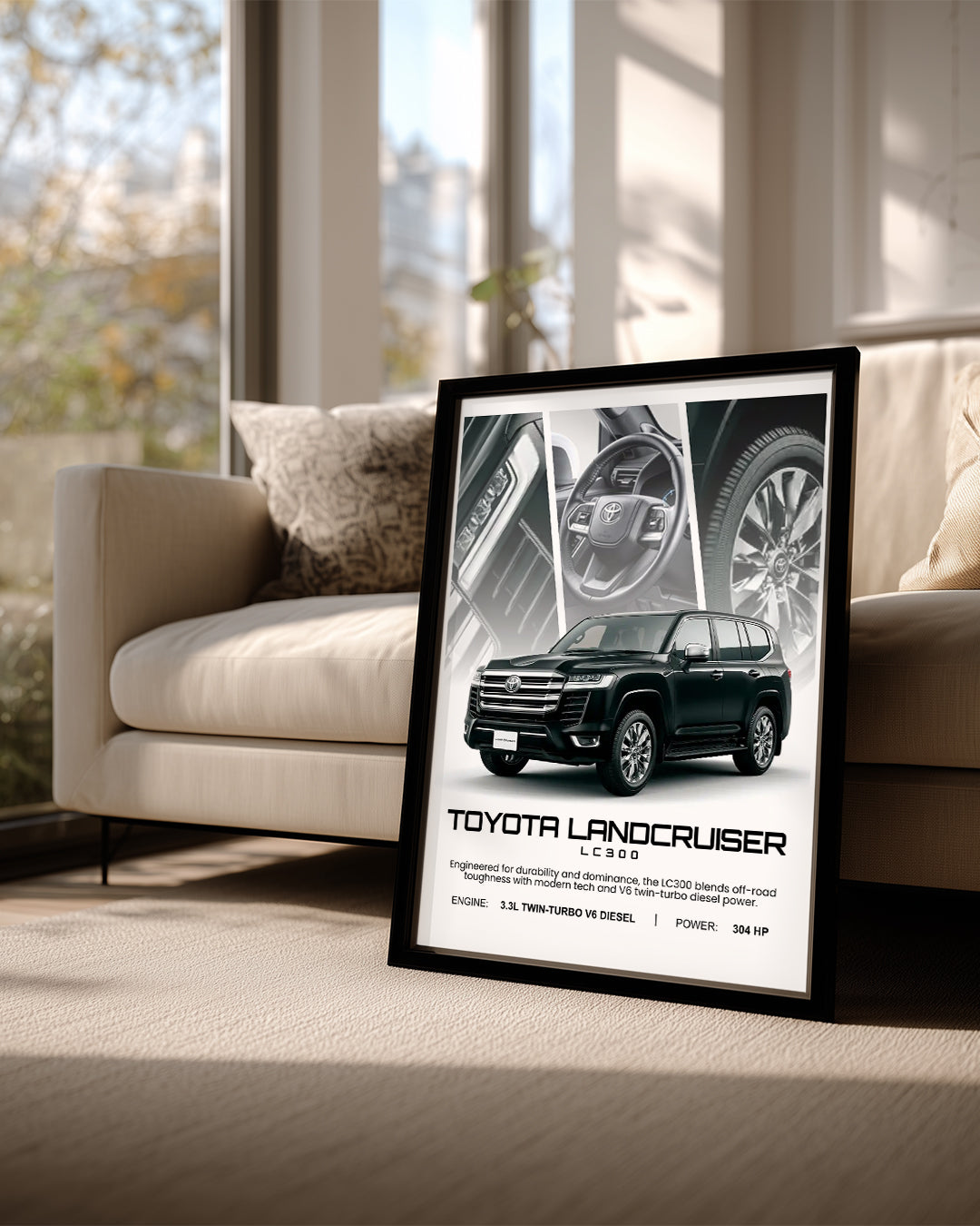 Toyota Land Cruiser Poster Tablosu