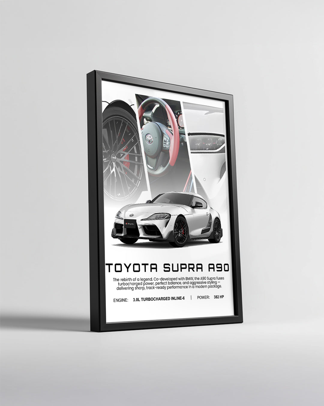 Toyota Supra A90 Poster Tablosu