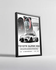 Toyota Supra A90 Poster Tablosu